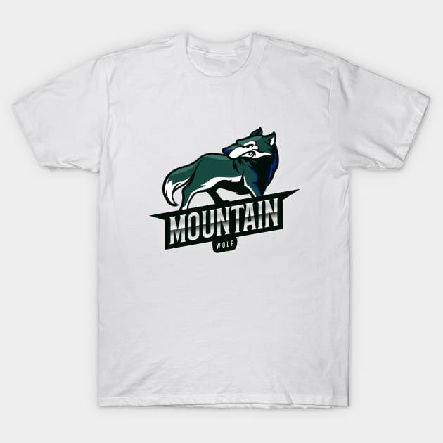 Mountain wolf T-Shirt by Wolf Clothing Co